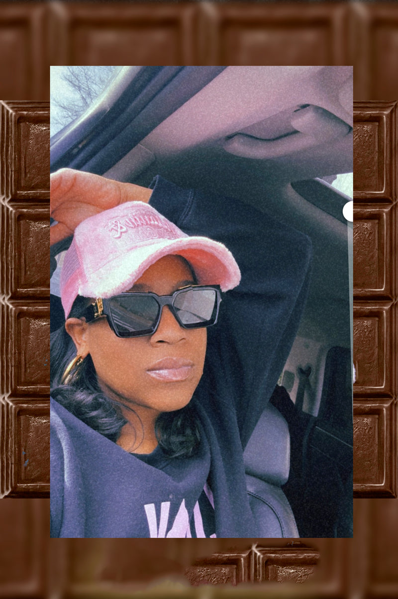 MADE LUXE FUZZY TRUCKER HAT PINK