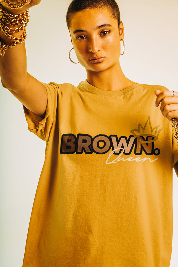 Brown Queen Signature T-Shirt