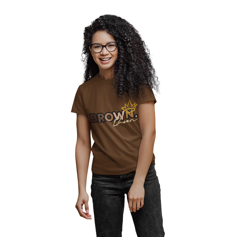 Brown Queen Signature T-Shirt
